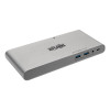 Usb Type-C Docking Station, 3.5Mm/Displayport/Hdmi/Rj45/Thunderbolt 3/Usb A/Usb C/Vga, Silver