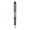 Jetstream Hybrid Gel Pen, Stick, Fine 0.7 Mm, Black Ink, Black/Silver Barrel