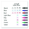 Vision Rollerball Pen, Stick, Fine 0.7 Mm, Blue Ink, Silver/Blue/Clear Barrel, Dozen