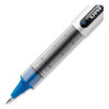 Vision Rollerball Pen, Stick, Fine 0.7 Mm, Blue Ink, Silver/Blue/Clear Barrel, Dozen