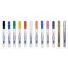Permanent Marker, Fine Bullet Tip, Assorted Colors, 12/Set