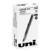 Vision Rollerball Pen, Stick, Bold 1 Mm, Black Ink, Gray/Black/Clear Barrel, Dozen