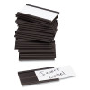 Magnetic Card Holders, 2 X 1, Black, 25/Pack