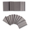 Magnetic Card Holders, 2 X 1, Black, 25/Pack