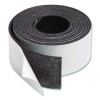 Magnetic Adhesive Tape Roll, 1" x 4 Ft, Black