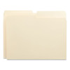 Top Tab File Folders, 1/2-Cut Tabs: Assorted, Letter Size, 0.75" Expansion, Manila, 100/Box