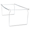 Screw-Together Hanging Folder Frame, Letter Size, 23" To 26.77" Long, Silver