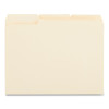 Top Tab File Folders, 1/3-Cut Tabs: Assorted, Letter Size, 0.75" Expansion, Manila, 50/Box