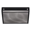 Metal Mesh Wall File, Letter Size, 14" x 3.1" x 8.2", Black