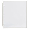 Standard Sheet Protectors, Medium-Duty, Side: 3-Hole Punched, Top Load 8.5 x 11 Insert, Nonglare Clear Front, 50/Pack