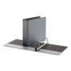 Deluxe Easy-To-Open D-Ring View Binder, 3 Rings, 3" Capacity, 11 X 8.5, Black