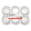 Heavy-Duty Acrylic Box Sealing Tape, 3" Core, 1.88" X 54.6 Yds, Clear, 6/Pack