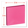 Self-Stick Note Pads, 3" x 3", Assorted Neon Colors, 100 Sheets/Pad, 12 Pads/Pack