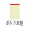 Perforated Ruled Writing Pads, Red Headband, Wide/Legal Rule, (50) Canary Yellow 8.5 x 14 Sheets, Dozen