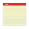 Perforated Ruled Writing Pads, Red Headband, Wide/Legal Rule, (50) Canary Yellow 8.5 x 14 Sheets, Dozen