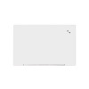 Frameless Magnetic Glass Marker Board, 72" x 48", White Surface