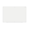 Frameless Glass Marker Board, 72" x 48", White Surface