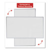 Deluxe Melamine Dry Erase Board, 72" x 48", White Surface, Anodized Aluminum Frame