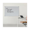 Magnetic Steel Dry Erase Marker Board, 72" x 48", White Surface, Satin Aluminum Frame