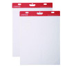 Renewable Resource Sugarcane Based Easel Pads, Unruled, (50) White 27 x 34 Sheets, 2/Carton