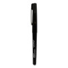 Porous Point Pen, Stick, Medium 0.7 Mm, Black Ink, Black Barrel, Dozen