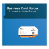 Two-Pocket Portfolios With Textured Covers, Accommodates 11 x 8.5 Sheets, Light Blue, 25/Box