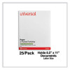 Two-Pocket Portfolios With Textured Covers, Accommodates 11 x 8.5 Sheets, Red, 25/Box