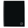 Deluxe Sugarcane Based Notebooks, 1-Subject, Medium/College Rule, Black Coated-Bagasse Cover, (100) 11 x 8.5 Sheets