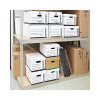 Heavy-Duty Storage Drawers, Legal Files, 17.25" X 25.5" X 11.5", White, 6/Carton