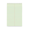 Steno Pads, Red Cover, Gregg Rule, (80) Green-Tint 6 x 9 Sheets, 6/Pack