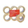 Heavy-Duty Box Sealing Tape, 3" Core, 1.88" x 54.6 Yds, Clear, 6/Pack