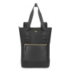 Parker Hybrid Tote/Backpack, Fits Devices Up To 15.6", Polyester, 3.75 x 16.5 x 16.5, Black/Gold