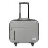Re:Start Underseat Rolling Case, 15.6", 16 x 6 x 14, Light Gray