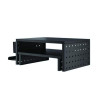 Pegboard Riser, For 32" Monitors, 15.9 x 11.8 x 7.3, Black, Supports 20 Lbs