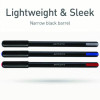 Pentonic Ballpoint Pen, Stick, Fine 0.7 Mm, Assorted Ink Colors, Black Barrel, 25/Pack