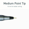 Pentonic Ballpoint Pen, Stick, Medium 1 Mm, Assorted Ink Colors, Charcoal Gray Barrel, 25/Pack
