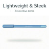 Pentonic Gel Pen, Stick, Fine 0.7 Mm, Blue Ink, Frosted Blue Barrel, 10/Pack