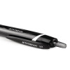 Jetstream Elements Hybrid Gel Pen, Retractable, Medium 1 Mm, Black Ink, Translucent Black/Black Barrel, Dozen