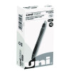 Jetstream Elements Hybrid Gel Pen, Retractable, Medium 1 Mm, Black Ink, Translucent Black/Black Barrel, Dozen