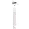 207 Plus+ Gel Pen, Retractable, Medium 0.7 Mm, Black Ink, White Barrel, 4/Pack