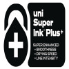 207 Plus+ Gel Pen, Retractable, Medium 0.7 Mm, Black Ink, White Barrel, 4/Pack