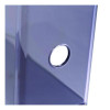 Recycled Plastic Magazine File, 4.3 x 10.3 x 12.2, Translucent Gray