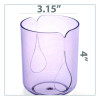 Recycled Plastic Three-Piece Desk Set: (1) Pencil Cup, (1) Stapler, (1) Tape Dispenser, (1) Roll Of Tape, Translucent Ash
