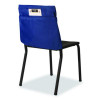 Elastic-Back Seat Sack For Chairs 12" To 17" Wide, 11 x 16 x 14, Fabric, Blue