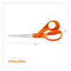 Original Orange-Handled Scissors, 8.41" Long, Offset Orange Handle