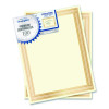 Award Certificates, 8.5 x 11, Ivory With Traditional Gold Border, 100/Pack