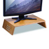 Bamboo Desktop Monitor Stand, For 16" Monitors, 17.56 x 12.44 x 2.64, Brown, Supports 20 Lbs