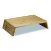 Bamboo Desktop Monitor Stand, For 16" Monitors, 17.56 x 12.44 x 2.64, Brown, Supports 20 Lbs