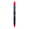 Frixion Synergy Clicker Erasable Gel Pen, Retractable, Extra Fine 0.5 Mm, Red Ink, Black/Red Barrel, Dozen