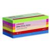 Ultra Sticky Note Pads, 3" x 3", Assorted, 100 Sheets/Pad, 12 Pads/Pack